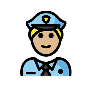 Man police officer