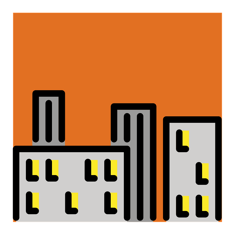 Cityscape at dusk