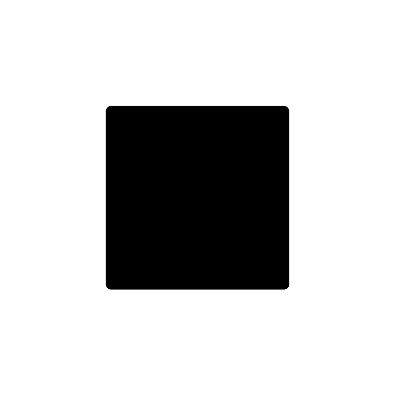 Black medium-small square