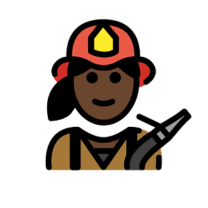 Woman firefighter