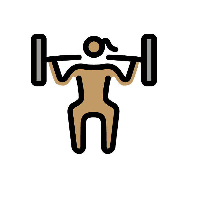 Woman lifting weights
