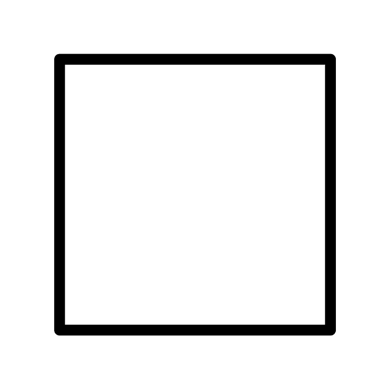 White large square