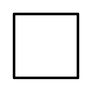 White large square