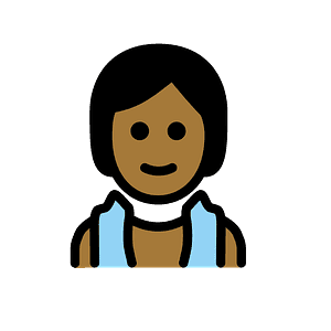 Person in steamy room
