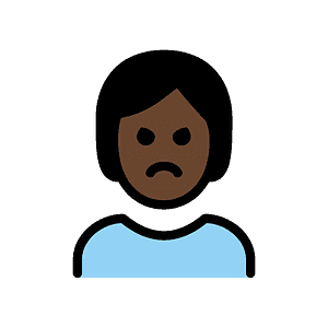 Person pouting