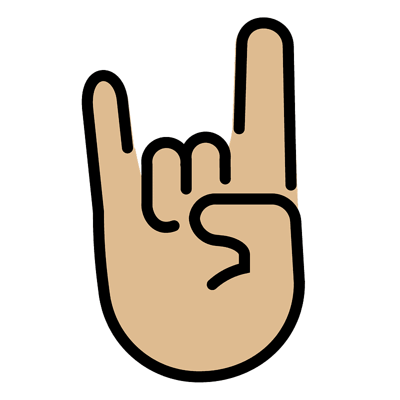 Sign of the horns