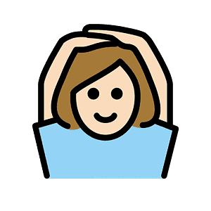Woman gesturing OK