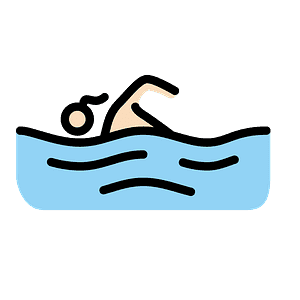 Woman swimming