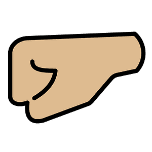 Left-facing fist