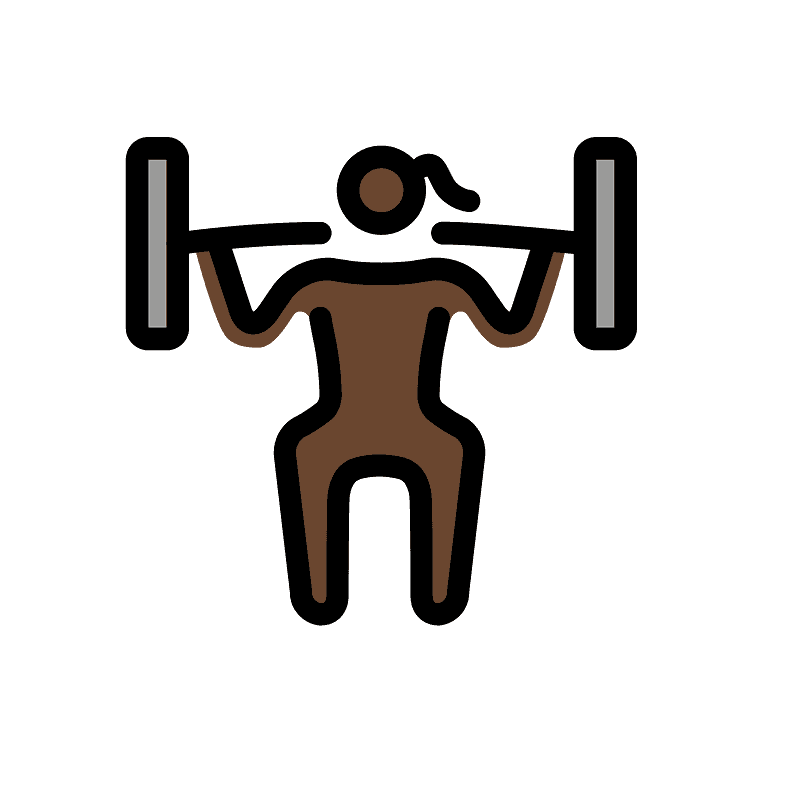 Woman lifting weights