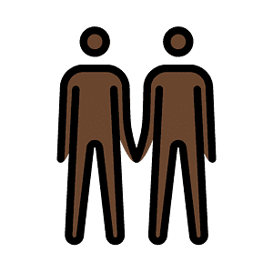 Men holding hands