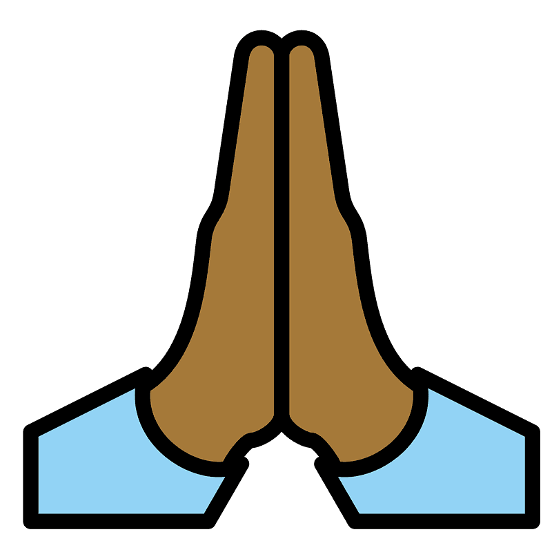 Folded hands