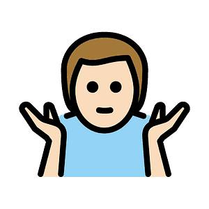 Man shrugging