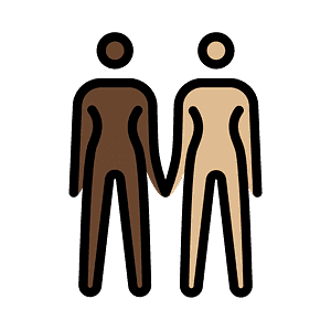 Women holding hands