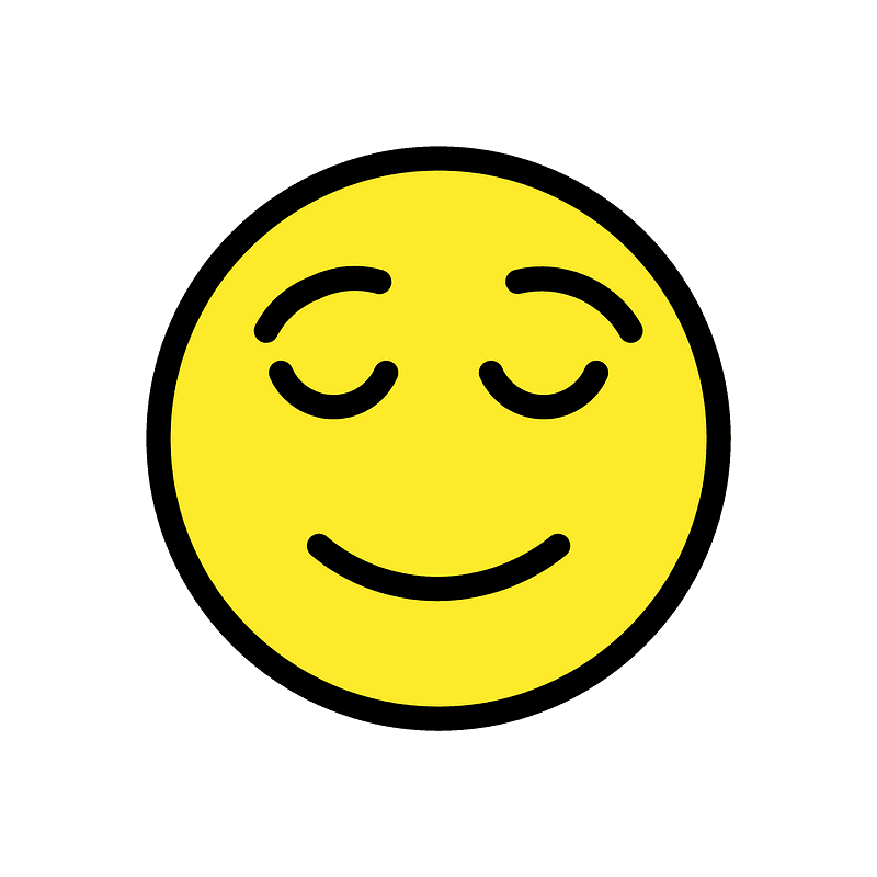 Relieved face