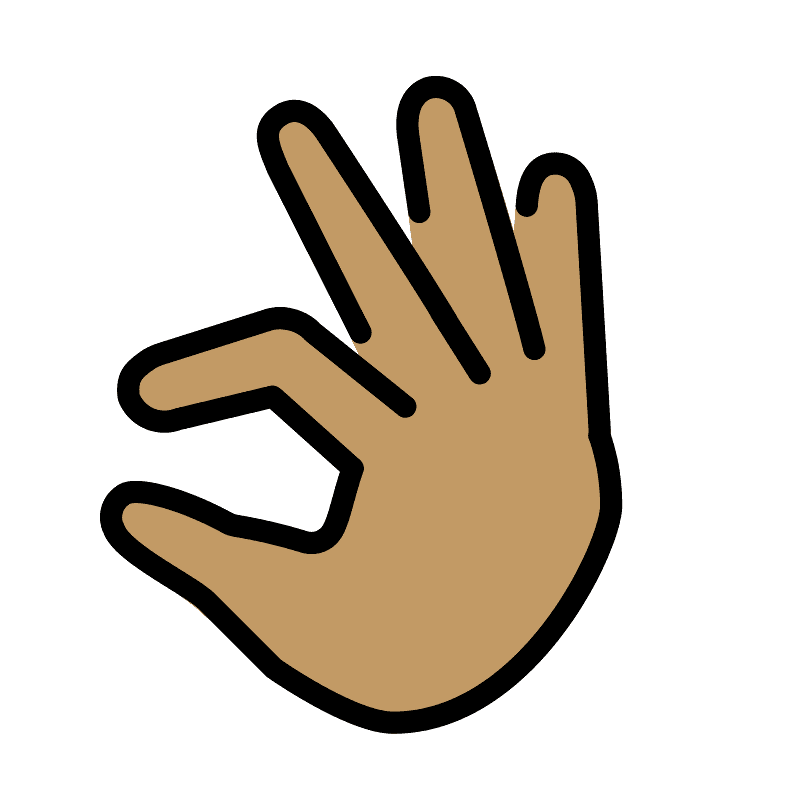 Pinching hand