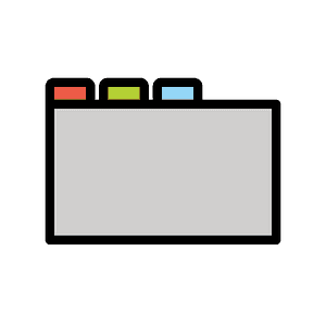 Card index - Free vector emoji on creazilla.com