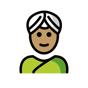 Woman wearing turban