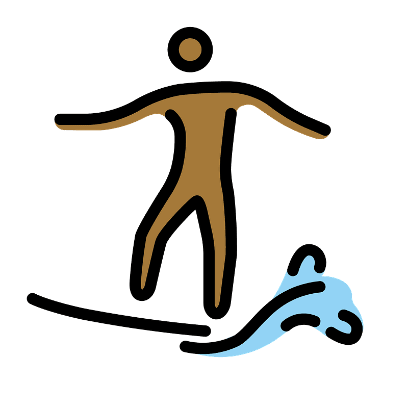 Man surfing