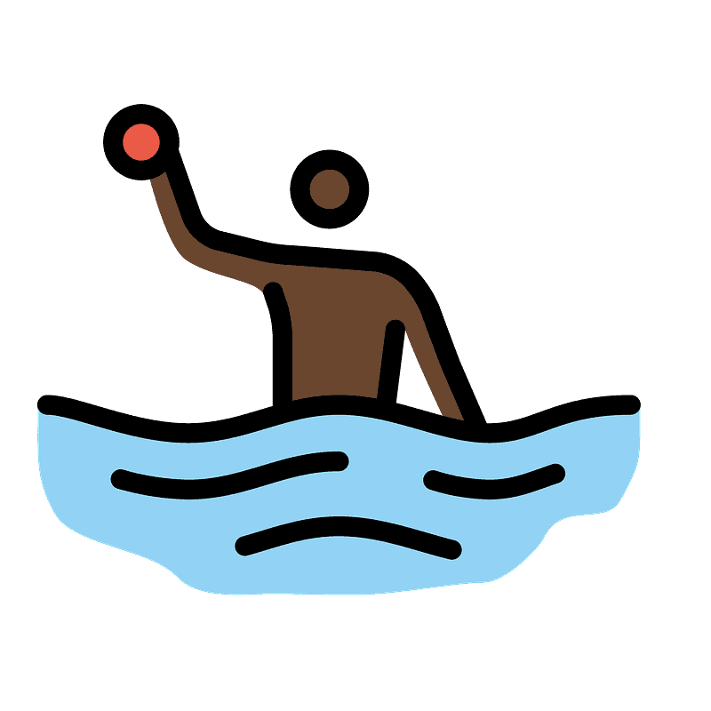 Man playing water polo