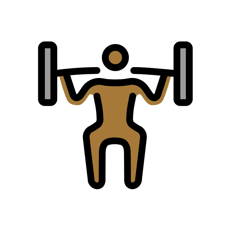 Man lifting weights