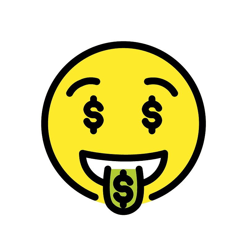 Money-mouth face