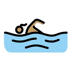 Woman swimming