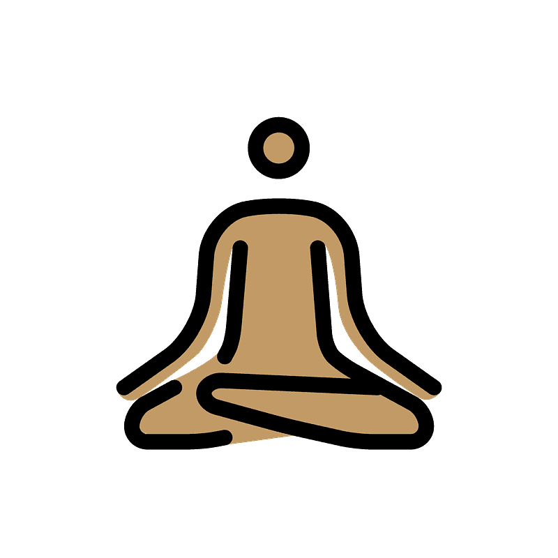 Person in lotus position