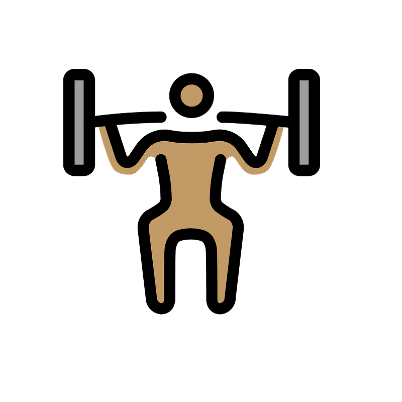 Man lifting weights
