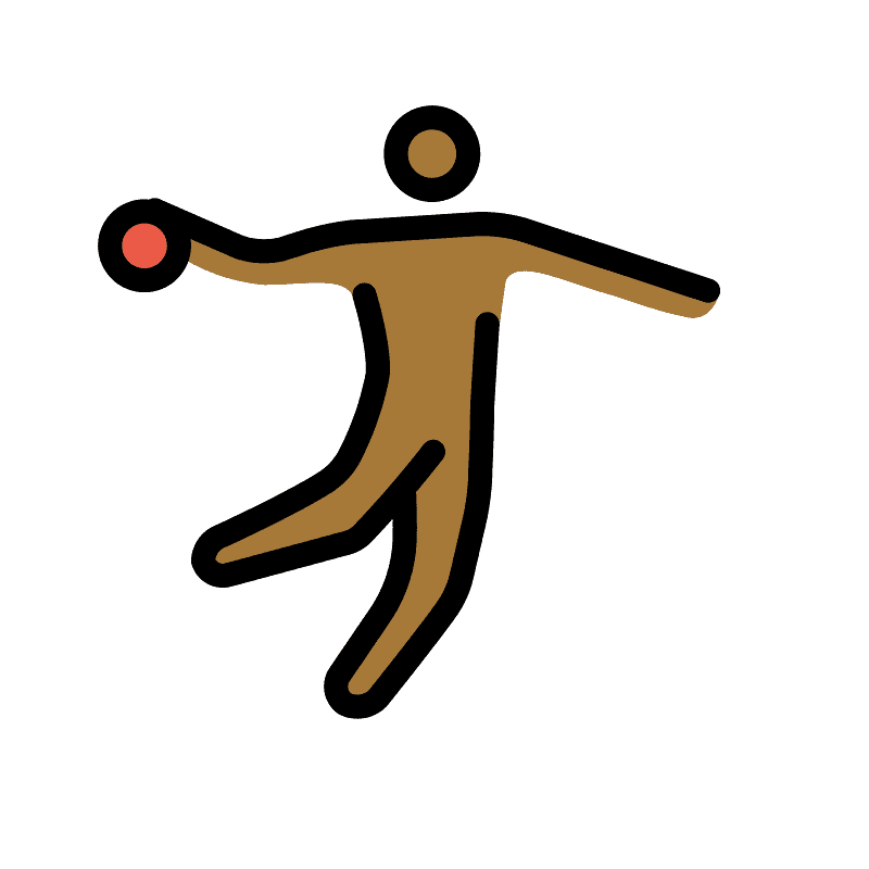 Man playing handball