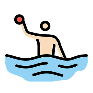 Person playing water polo