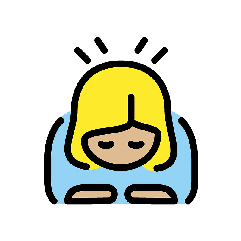 검은색 피부 절하는 여자