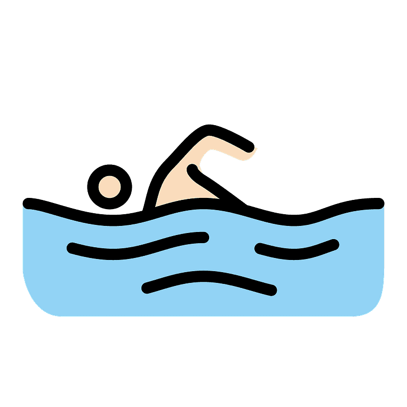 Person swimming