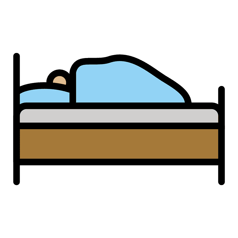 Person in bed