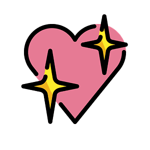 Sparkling heart