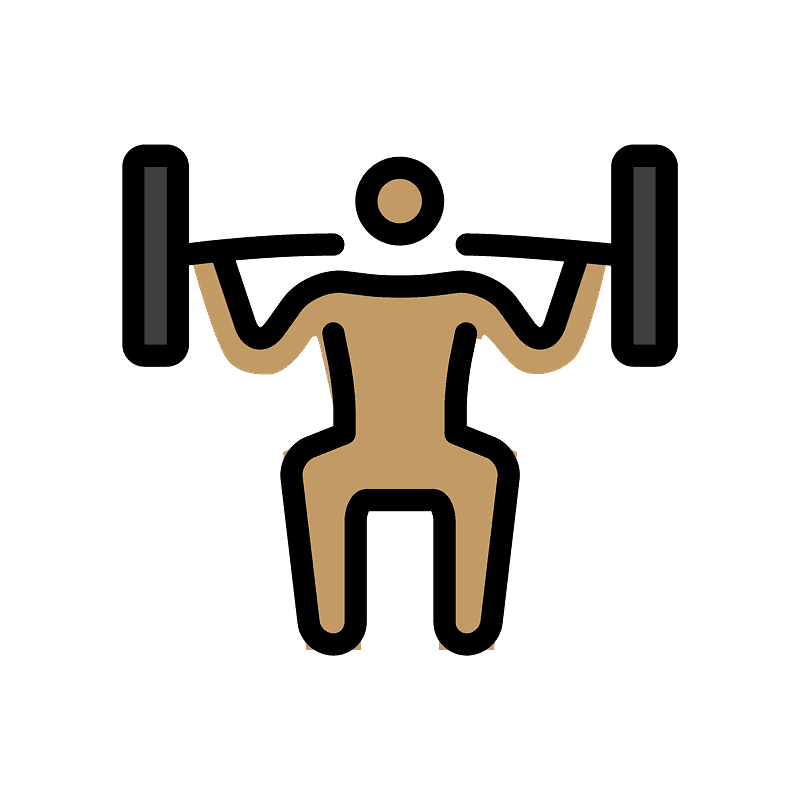 Person lifting weights