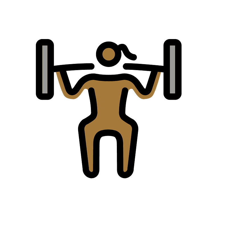 Woman lifting weights