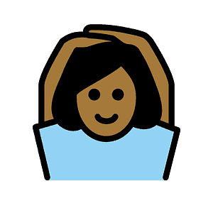 Woman gesturing OK