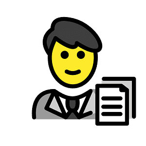 Man office worker