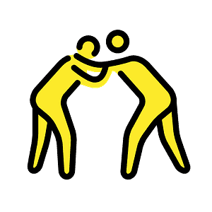 People wrestling