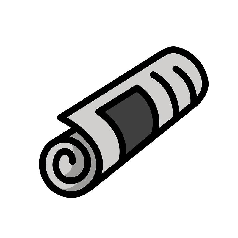 Rolled-up newspaper