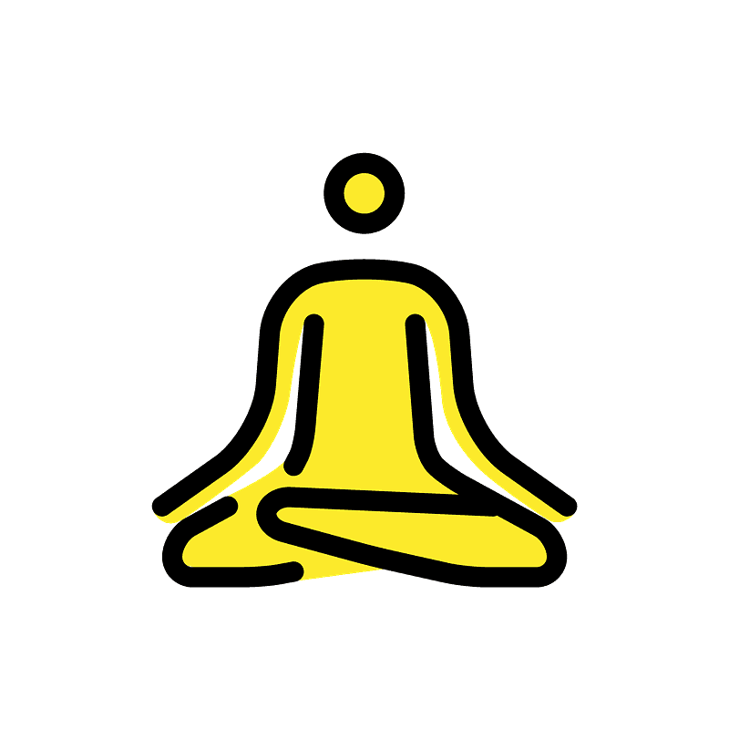 Person in lotus position