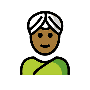 Woman wearing turban