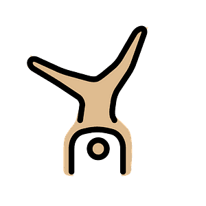 Person cartwheeling