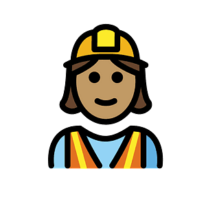 Woman construction worker