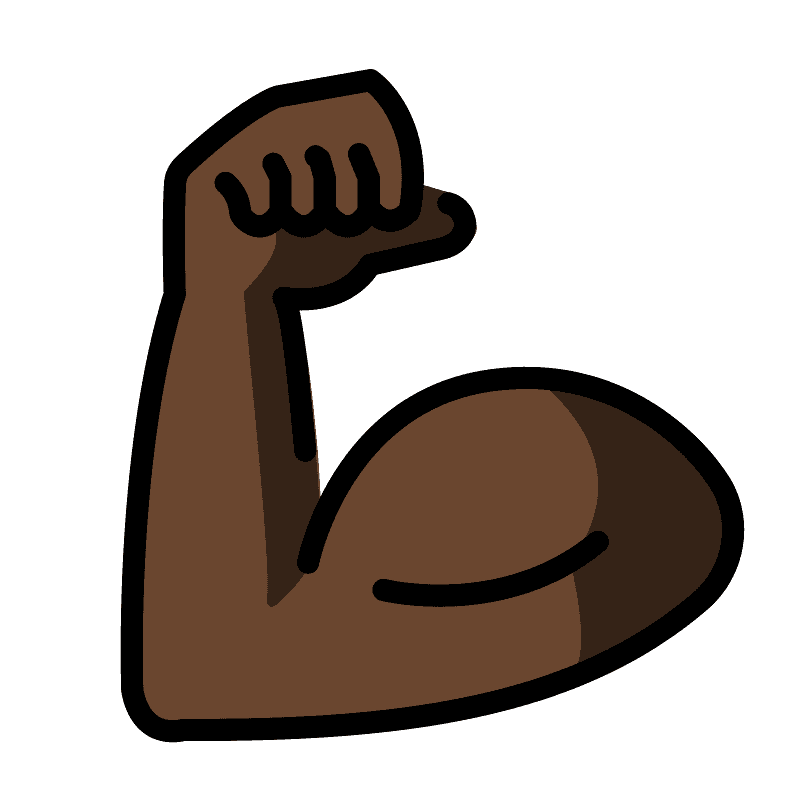 Flexed biceps