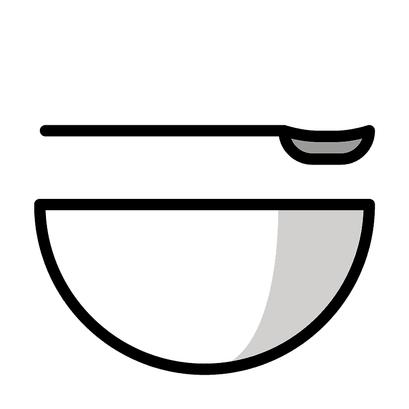 Bowl with spoon