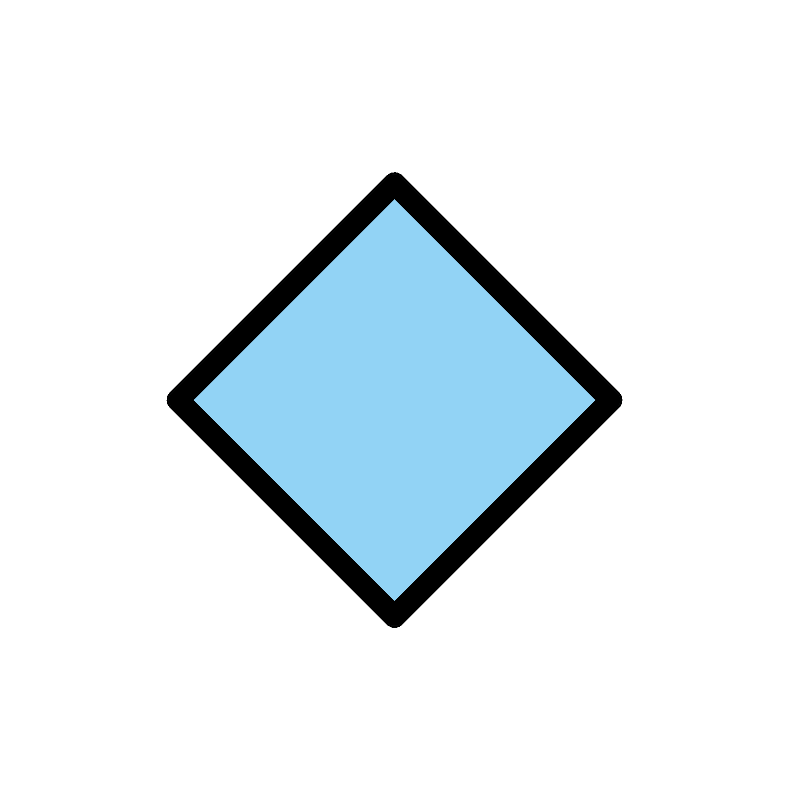 Small blue diamond