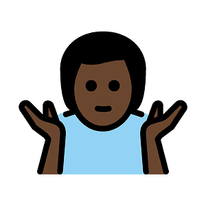 Man shrugging