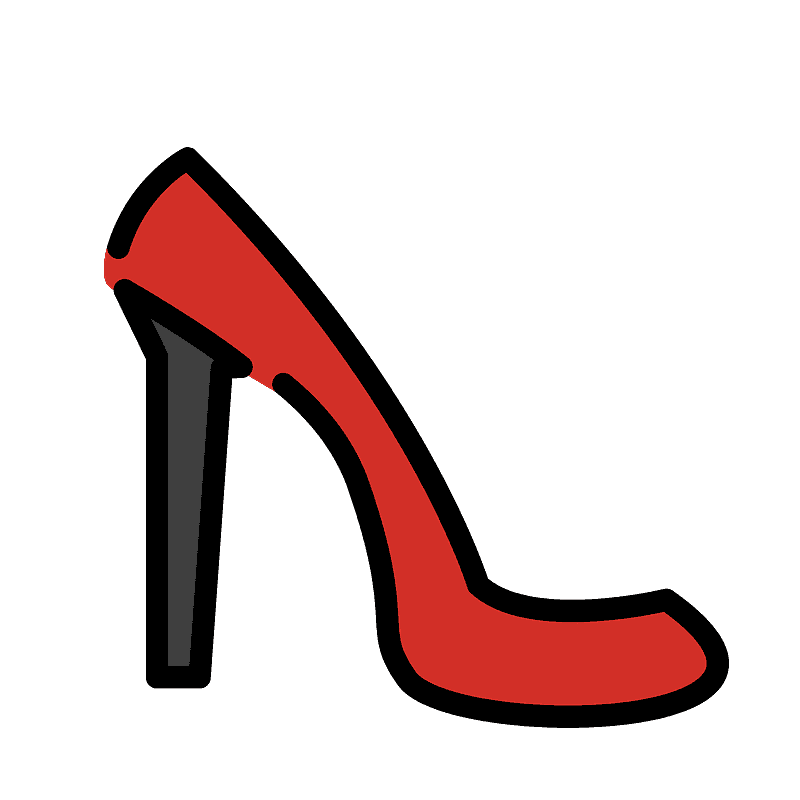 High-heeled shoe